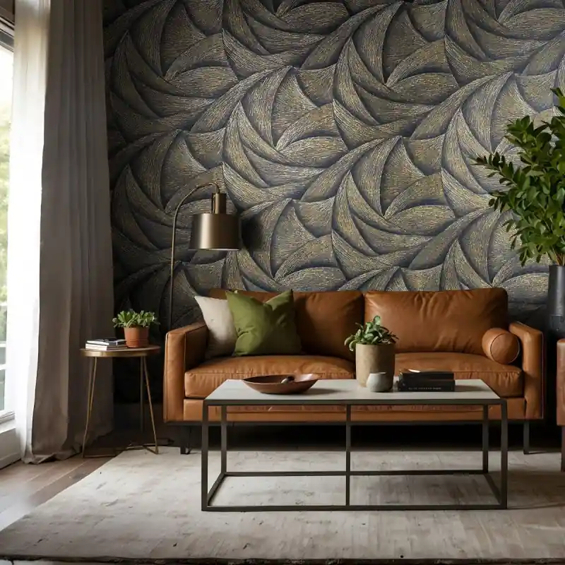 Ultima șansă Tapet decorativ model geometric, dormitor Ritus 35506