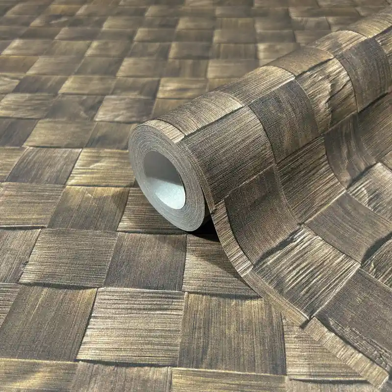 Cel mai vândut Tapet decorativ imitatie impletitura Struktura 45742