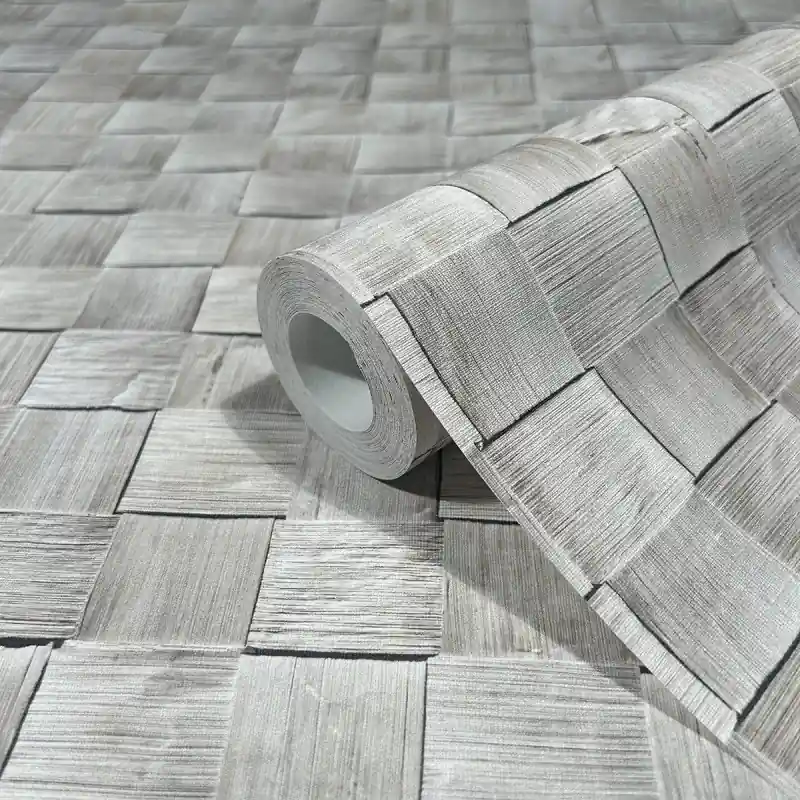 Cel mai vândut Tapet decorativ imitatie impletitura Struktura 45741