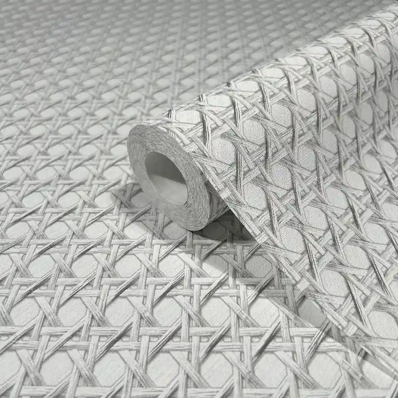Preț redus Tapet decorativ imitatie impletitura Struktura 45754