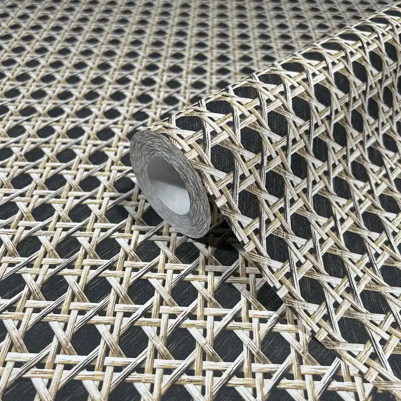 Tapet decorativ imitatie impletitura Struktura 45751 Cumpără acum