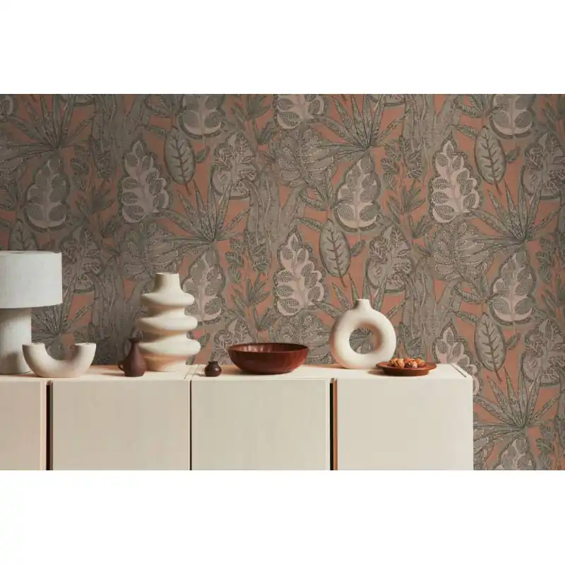 Tapet modern, frunze, dormitor, living, Famous Garden 39346-2 Reducere