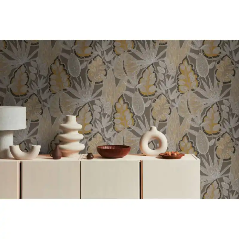 Livrare expres Tapet modern, frunze, dormitor, living, Famous Garden 39346-3