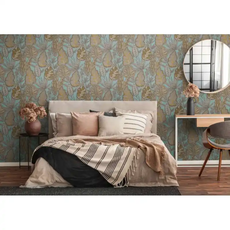 Preferatul clienților Tapet modern, frunze, dormitor, living, Famous Garden 39346-4
