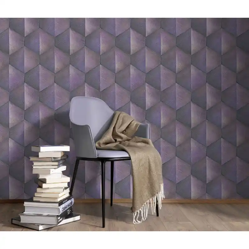 Ultima șansă Tapet modern model geometric, efect 3D, 10370-45
