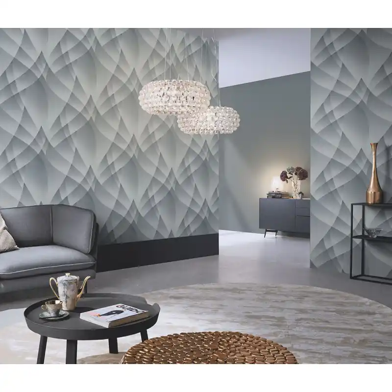 Tapet modern model geometric, efect 3D, 10374-29 Doar azi