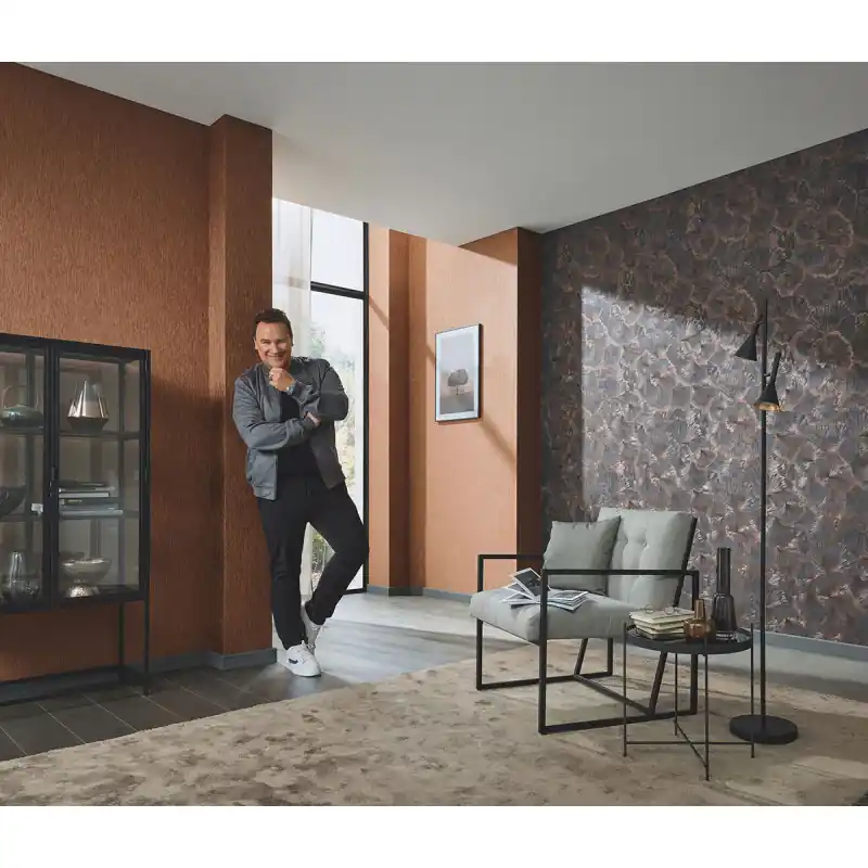 Tapet modern model floral, stilizat, 10373-47 Popular
