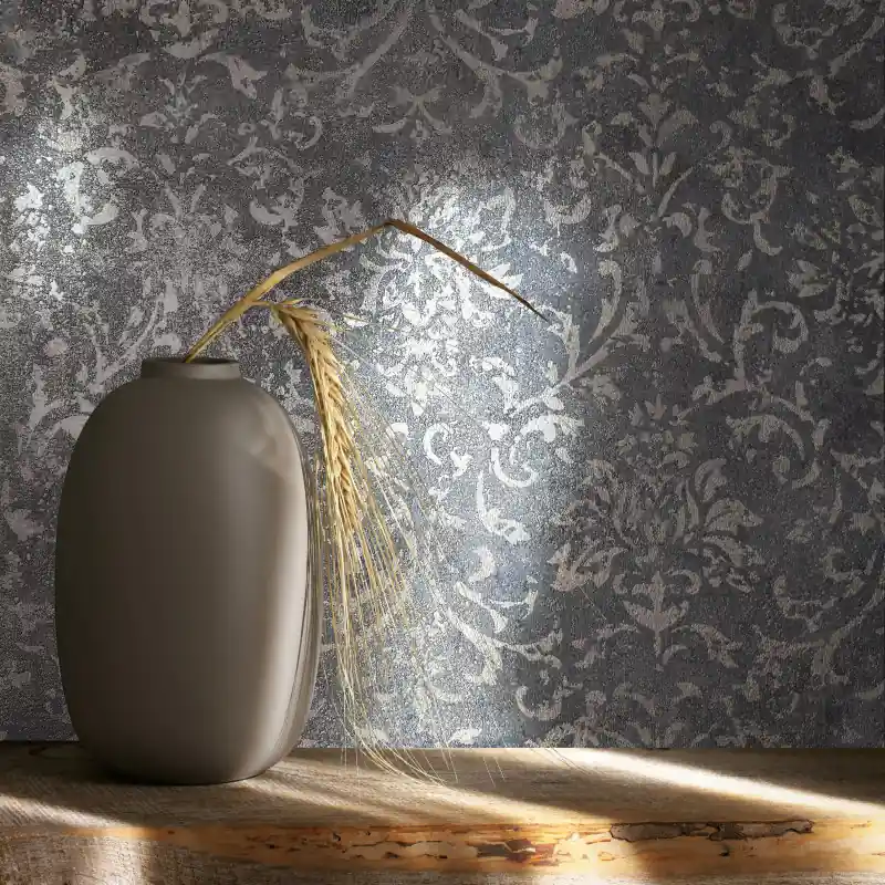 Tapet decorativ model damasc cu efect lucios City Glow 34296 Bestseller