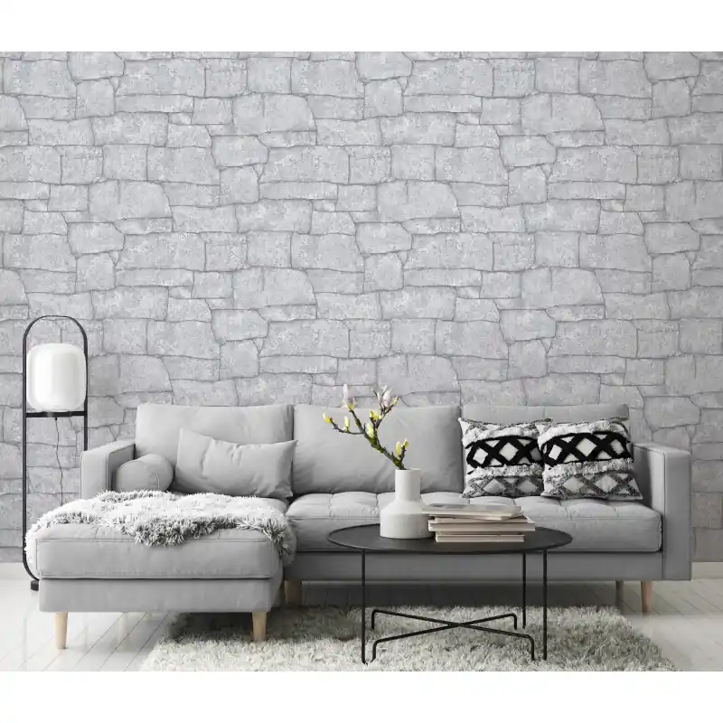 Cumpără acum Tapet imitatie piatra,gri Focus Erismann 10297-31