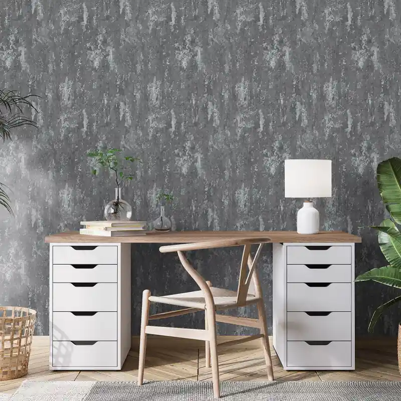 Preț redus Tapet modern, imitatie de marmura, gri, argintiu, dormitor, living, baie, hol, Casual Chic, 10273-10