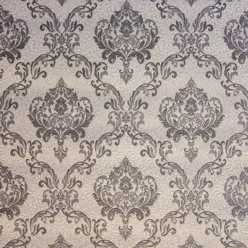 Comandă acum Tapet clasic, baroc, gri, sclipici fin, spuma vinilica, Vomax, 1524-21