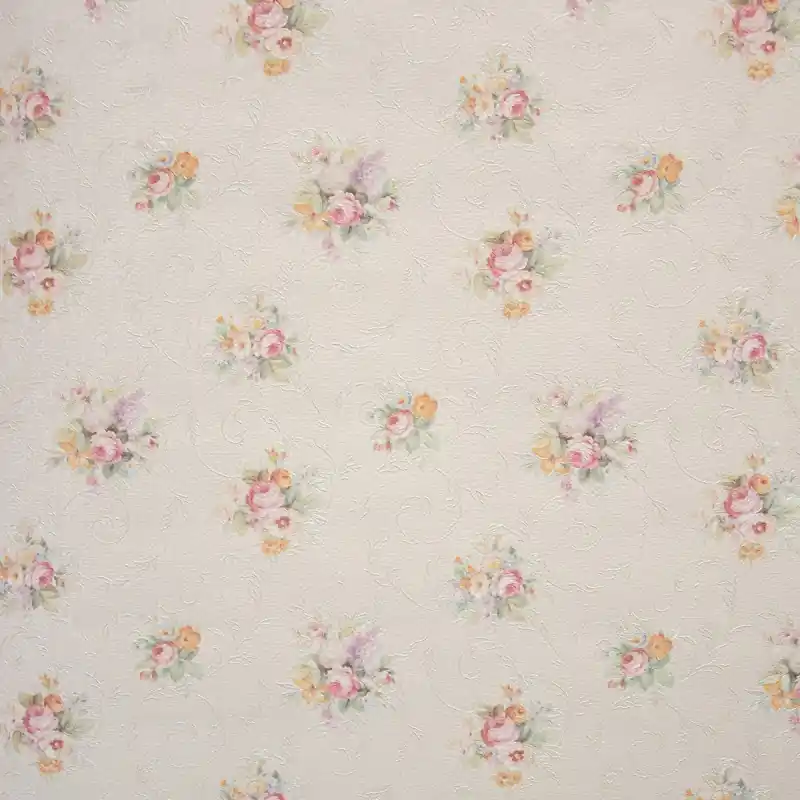 Tapet floral, crem, multicolor, vinil, living, dormitor, Zambaiti, Z44637 Plată sigură