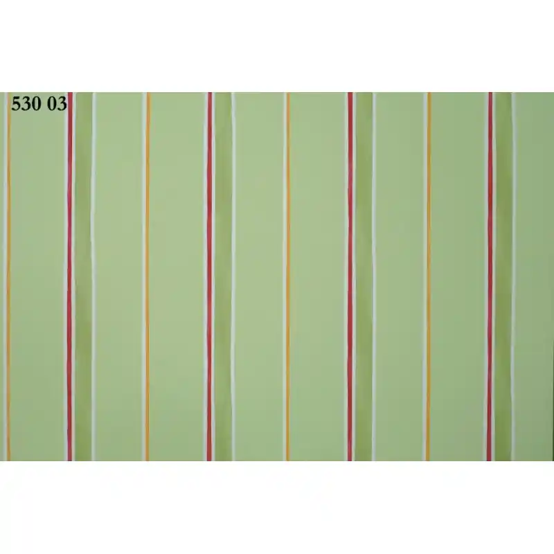 Promoție Tapet cu dungi verde, rosu, Gardena 53003