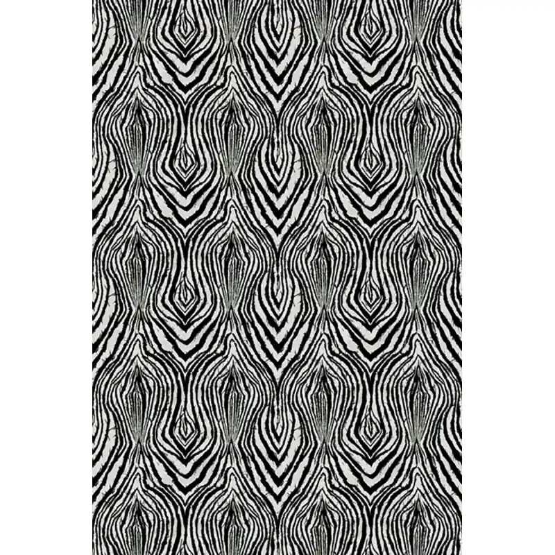 Tapet lux, tip panel, negru, gri, living, dormitor, Roberto Cavalli 8, RC19123 Popular