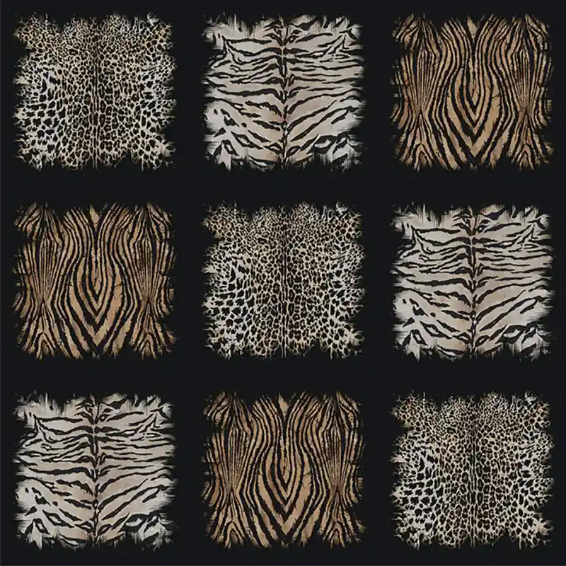 Tapet lux, tip panel, maro, negru, living, dormitor, Roberto Cavalli 8, RC19105 Super ofertă