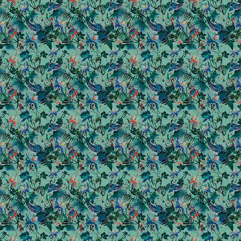 Cumpără online Tapet lux, tip panel, verde, albastru, living, dormitor, Roberto Cavalli 8, RC19109