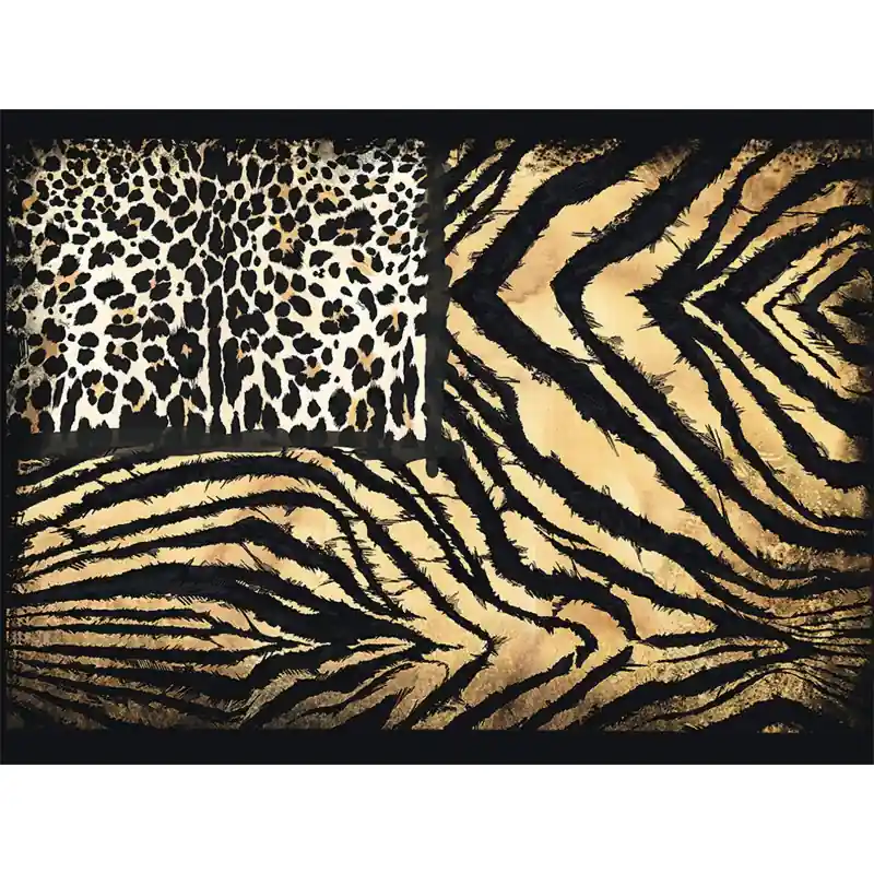 Doar azi Tapet lux, tip panel, negru, auriu, living, dormitor, Roberto Cavalli 8, RC19102