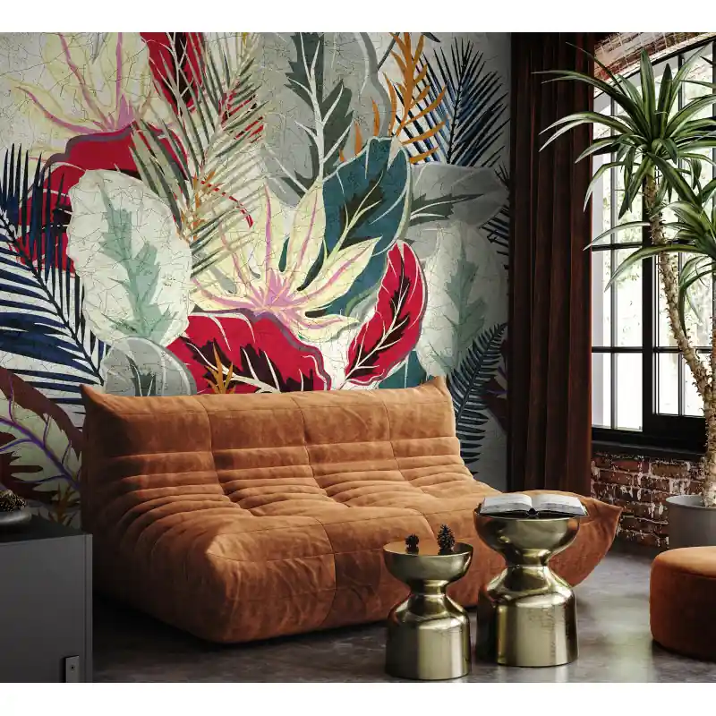 Tapet Marburg model cu frunze, multicolor, Profi Smart Art Gallery 46928 Livrare rapidă
