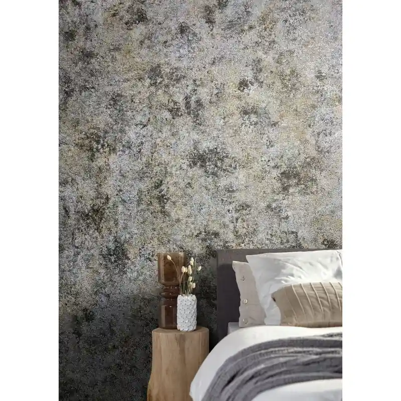 Comandă acum Tapet Marburg model perete de piatra, gri, antracit, maro, Natural Opulence 33203