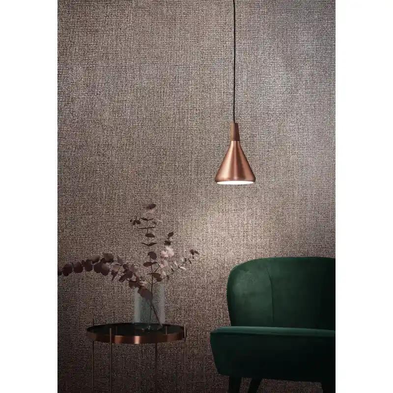 Tapet Marburg tesatura si impletitura, uni, maro, Natural Opulence 33218 Premium