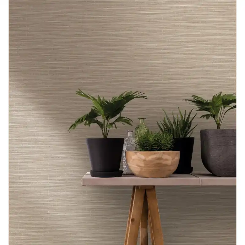 Retur ușor Tapet decorativ, imitatie, rogojina, extralavabil, maro, alb, Marburg Botanica, 33316
