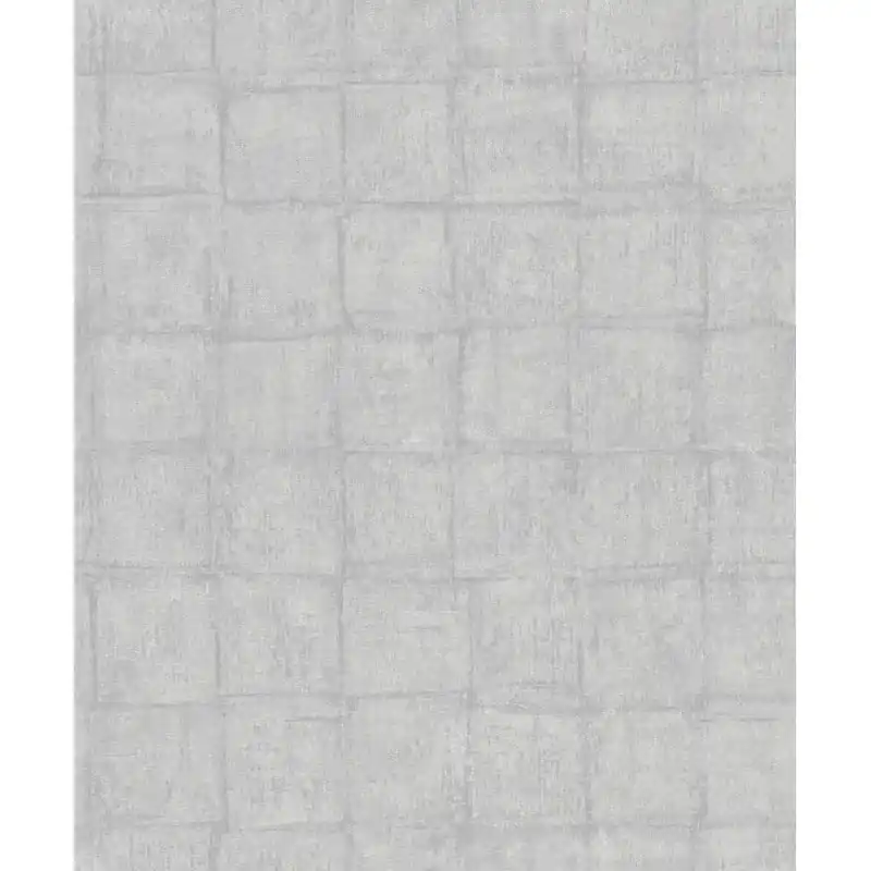 Tapet modern, imitatie, cuburi de piatra, extralavabil, gri, Marburg Botanica, 33971 Preț redus