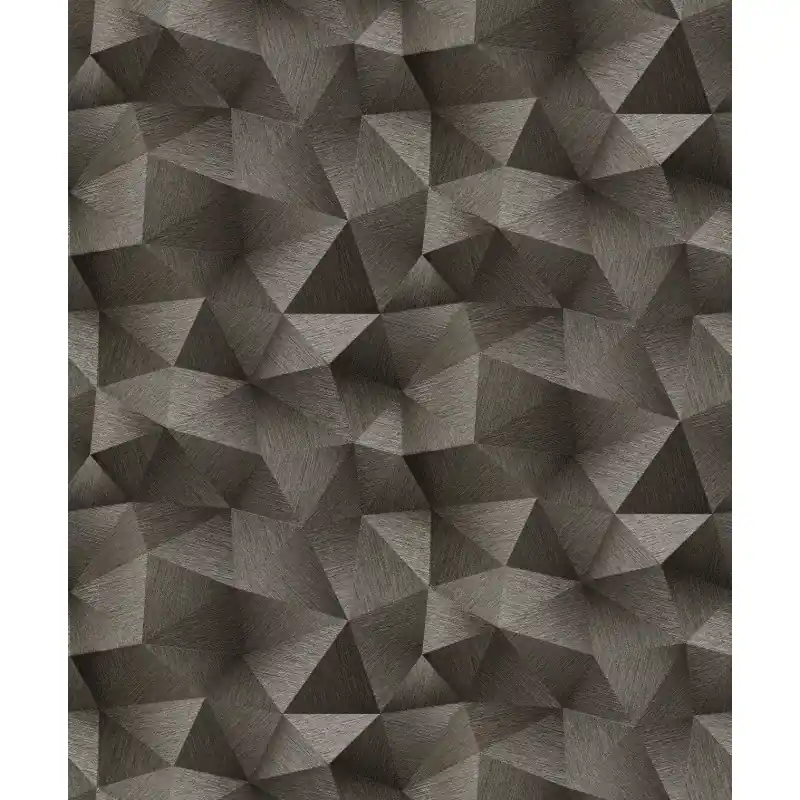 Expediere rapidă Tapet geometric romburi extralavabil,maro,argintiu,GMK 3 10216-15