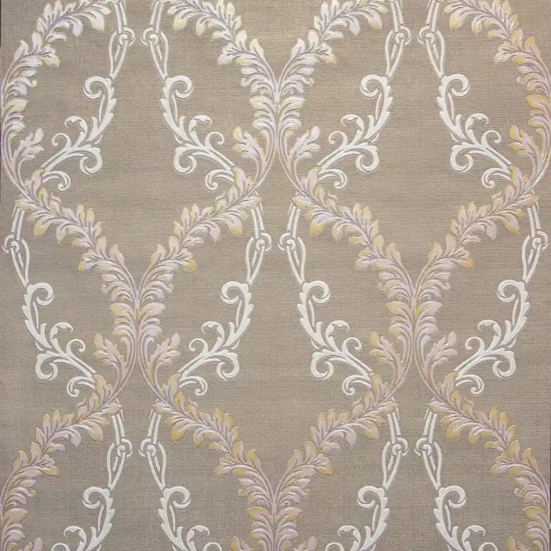 Doar azi Tapet clasic, baroc, dormitor, living, gri, auriu, Zambaiti, M5638