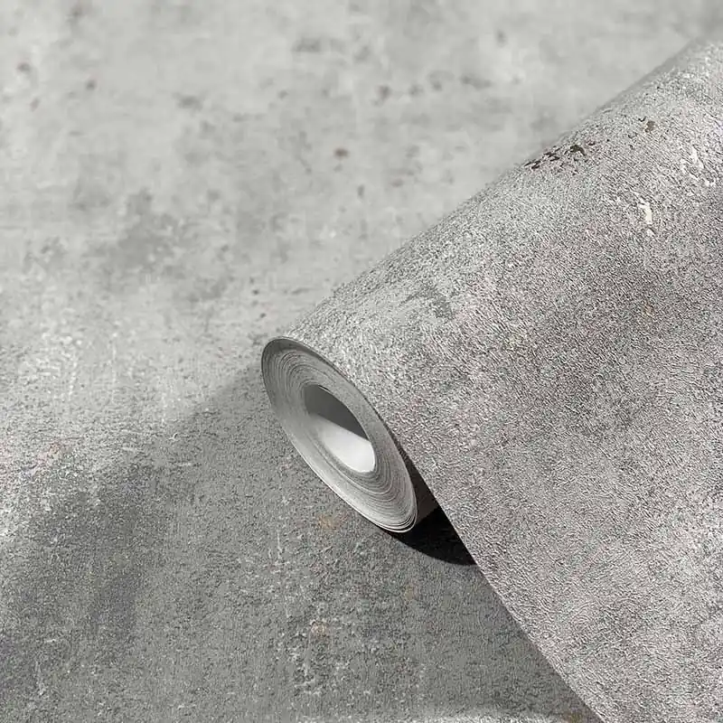 Tapet decorativ, Marburg imitatie beton, gri, plamaniu, birou, hol, baie, Urban Spaces, 32614 Plată sigură