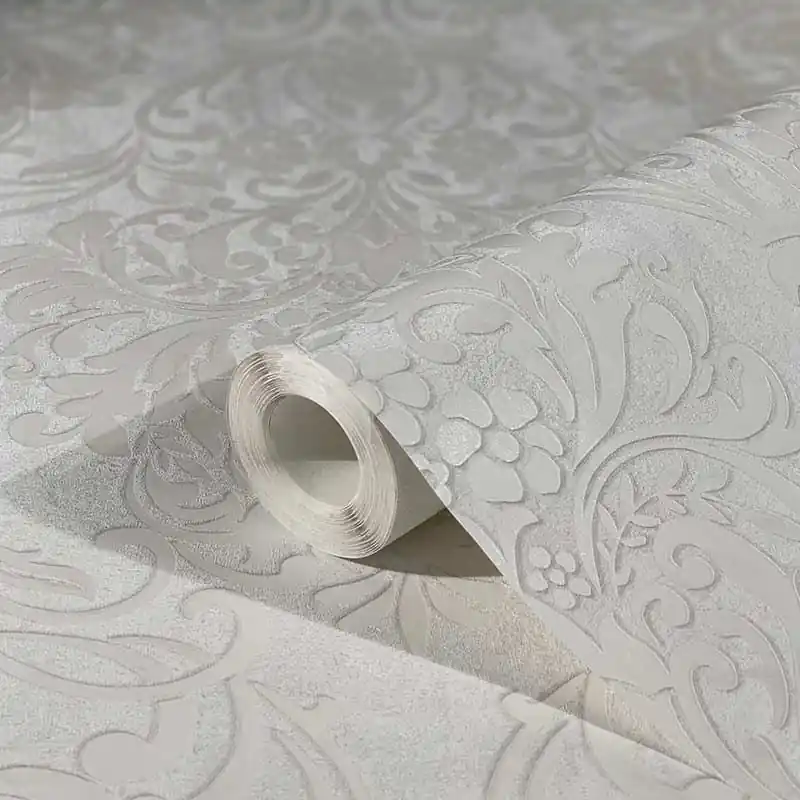 Discount Tapet decorativ, Marburg clasic, baroc, gri, argintiu, Urban Spaces, 32601