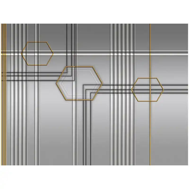 Tapet lux, tip panel, abstract, gri, living, dormitor, Lamborghini II, Z90091 Plată sigură
