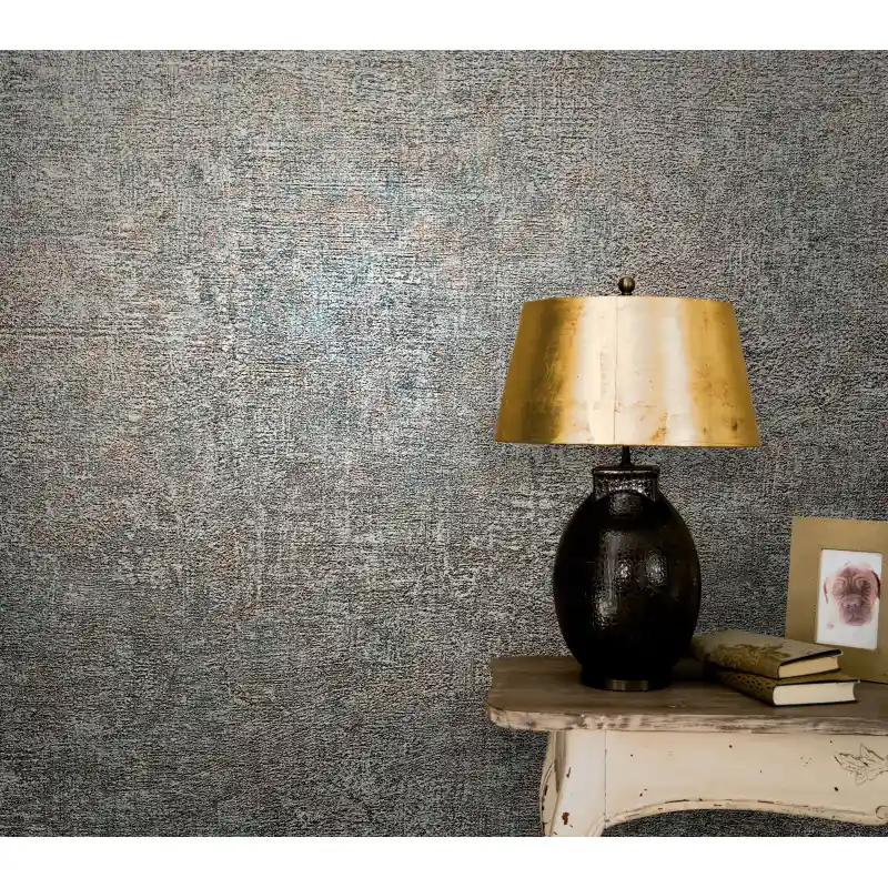 Tapet decorativ, Marburg simplu, verde, albastru, birou, baie, hol, Vintage Deluxe 32827 Comandă acum
