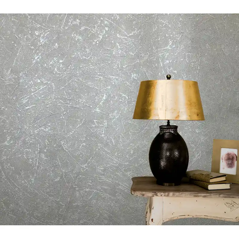 Cel mai vândut Tapet decorativ, Marburg imitatie beton, gri, argintiu, birou, restaurant, baie, Vintage Deluxe 32815