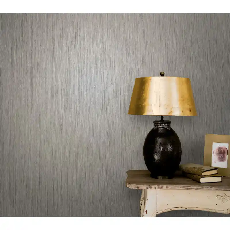Tapet decorativ, Marburg simplu, uni, gri, birou, baie, hol, Vintage Deluxe 32230 Ofertă de sezon