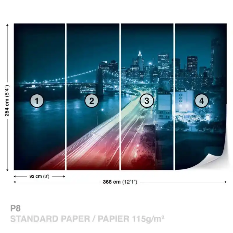 Preferatul clienților Fototapet urban Consalnet 205P8