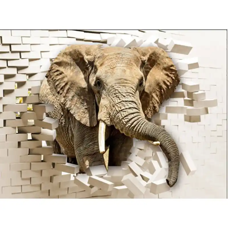 Cel mai bun preț Fototapet dintr-o bucata, cu Elefant