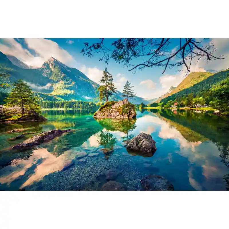 Ultima șansă Fototapet peisagistic cu lac FO140