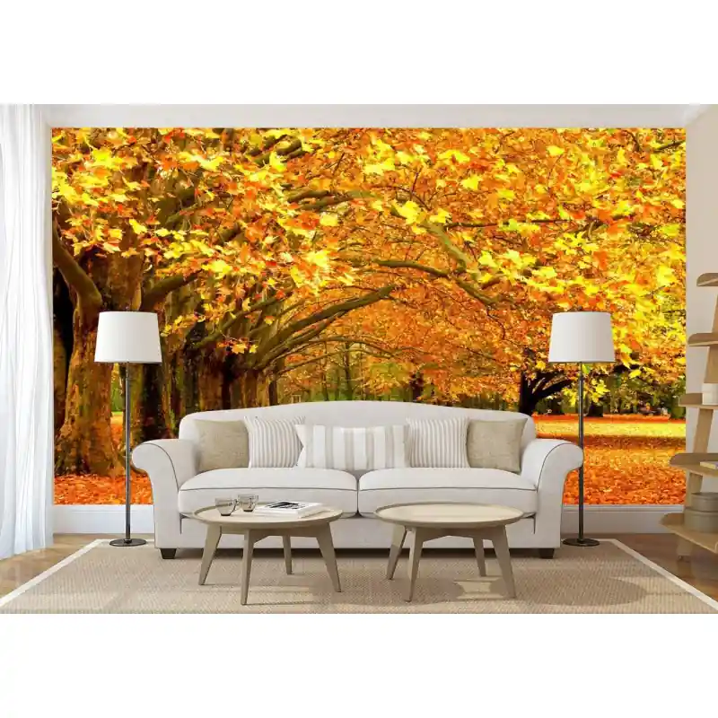 Discount Fototapet cu parc toamna F03
