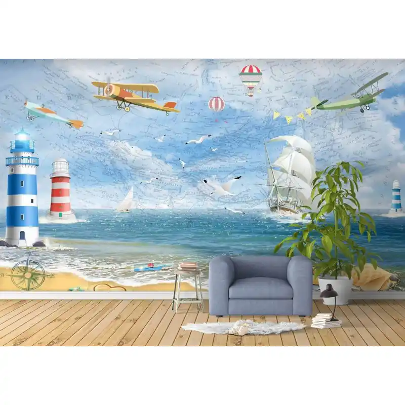 Fototapet fara imbinari cu aparate zburatoare CH216 Noutate