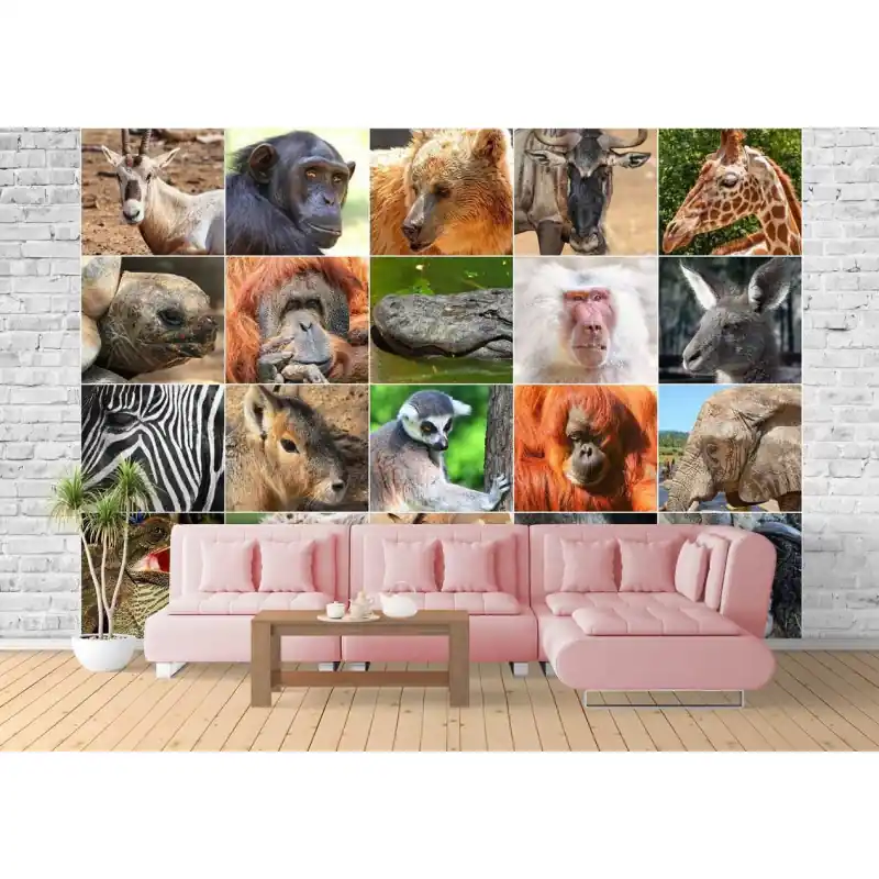 Ieftin Fototapet dintr-o bucata cu animale AN89
