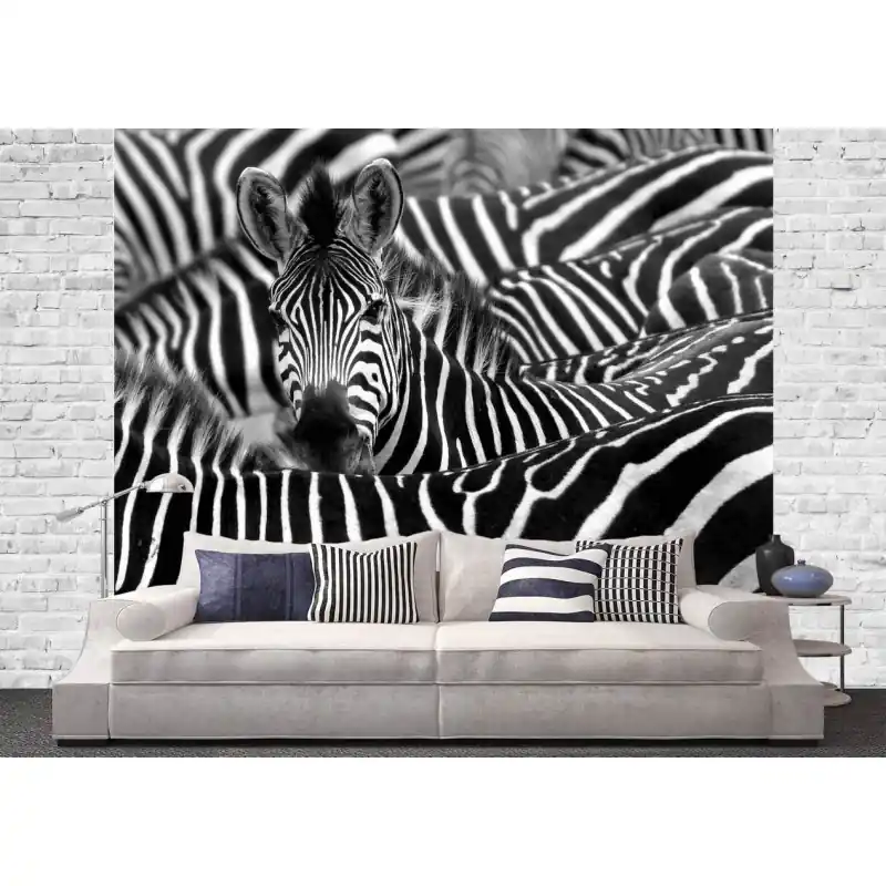 Livrare expres Fototapet dintr-o bucata cu zebra AN67