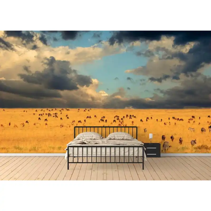 Discount Fototapet dintr-o bucata cu animale salbatice AN51