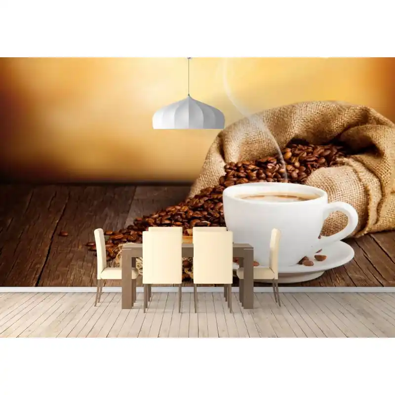 Calitate înaltă Fototapet cu cafea boabe ET227
