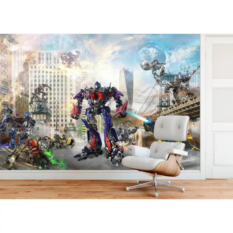 Reducere specială Fototapet cu Trasformers CH10 dintro bucata fara imbinari