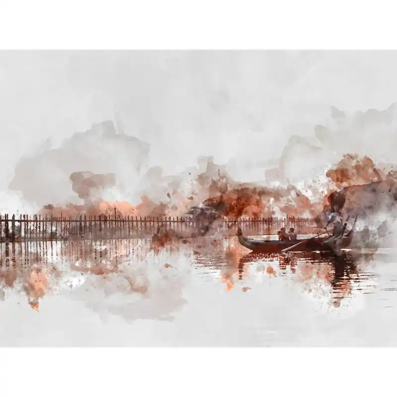 Fototapet abstract, pictura, maro, AB3 Ofertă limitată
