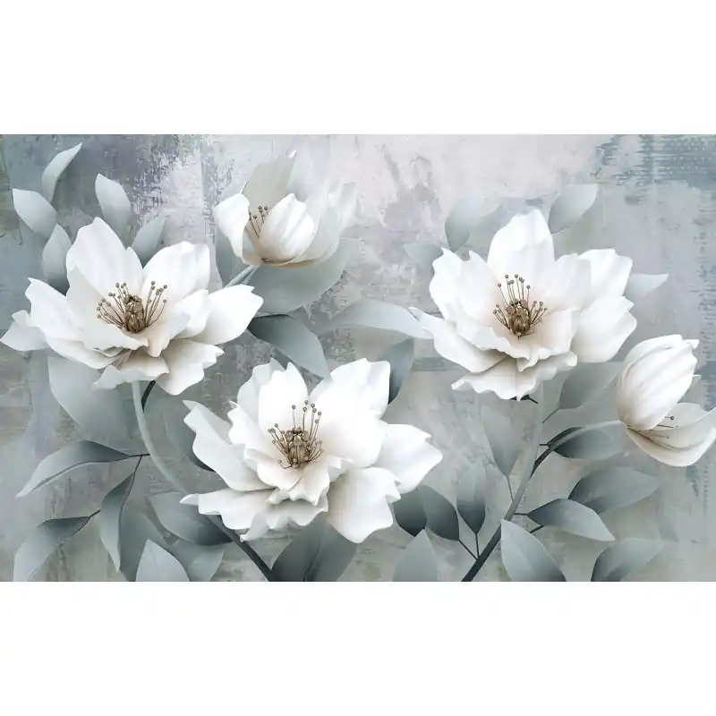 Nu rata Fototapet botanic cu flori B8
