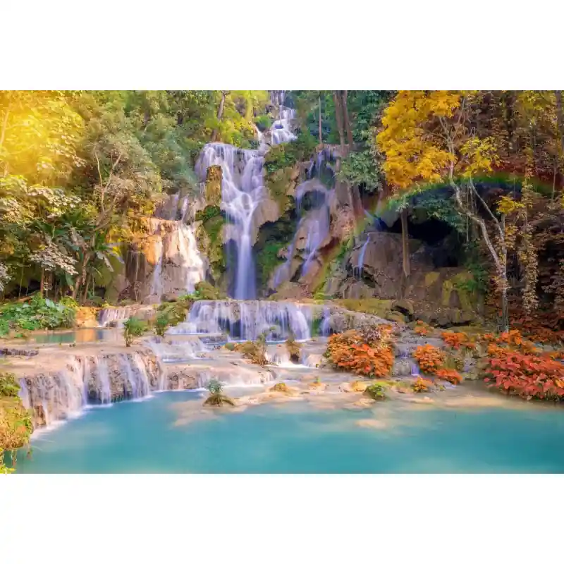 Lichidare de stoc Fototapet cascada, multicolor, dormitor, living, WA1