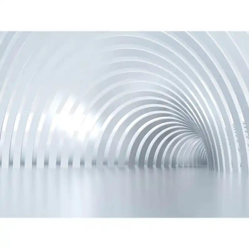 Ofertă exclusivă Fototapet 3D, tunel gri, 3D85
