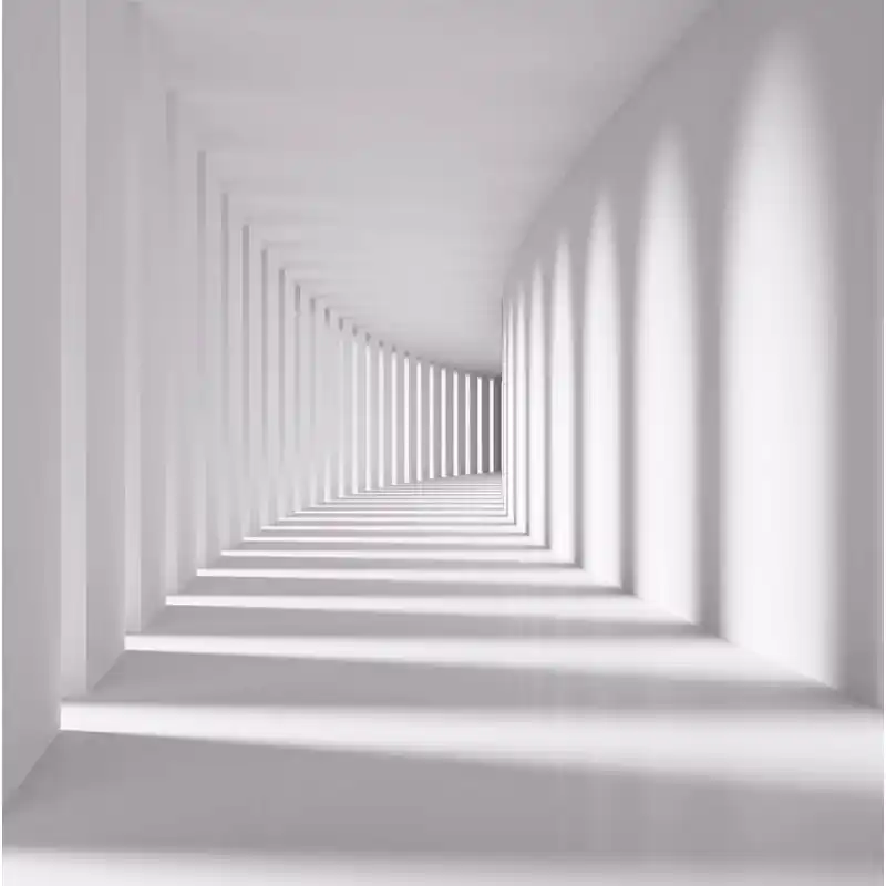 Tapet 3D model hol, alb, 3D2 Retur ușor