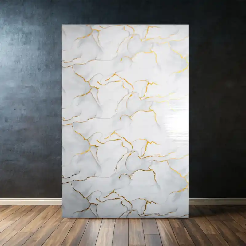 Panou Decorativ Autoadeziv TC-7051 Marmură Albă cu Inserții Aurii, 1.20m x 3m – Design Luxos Comandă acum